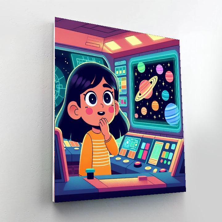 Galactic Mission Control Paint By Numbers Kits