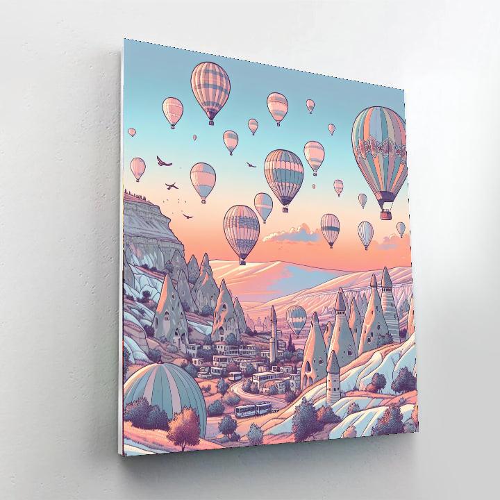 Hot Air Balloon Festival - Cappadocia Numbered Painting Kits