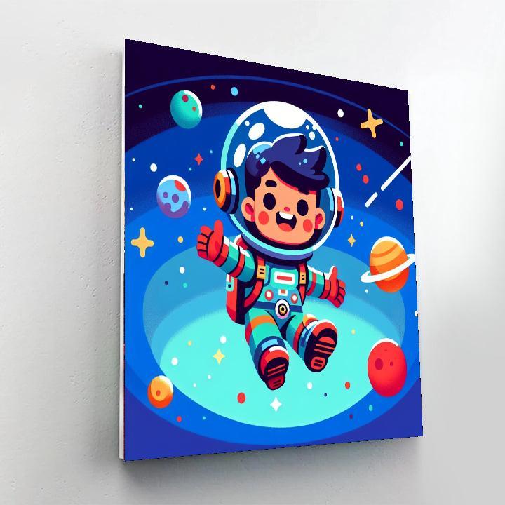 Brave Little Space Cadet Paint By Numbers Kits