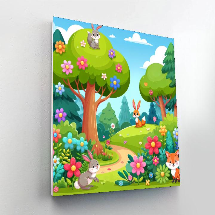 Exploring The Forest Of Dreams Number Painting