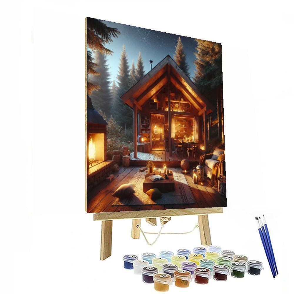 Cozy Cabin Hideaway Paint By Number