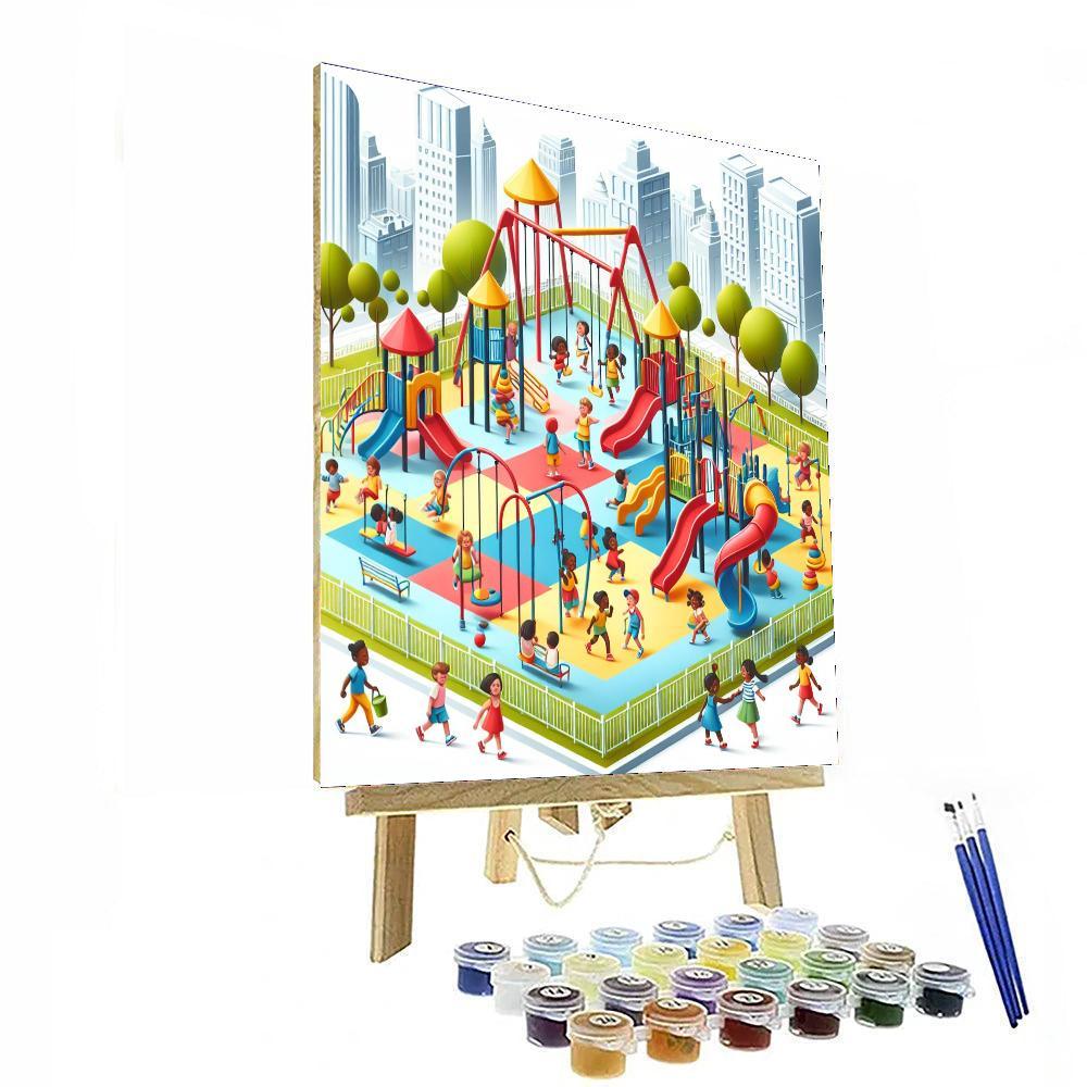 Artistic Playground Painting By Numbers Kit