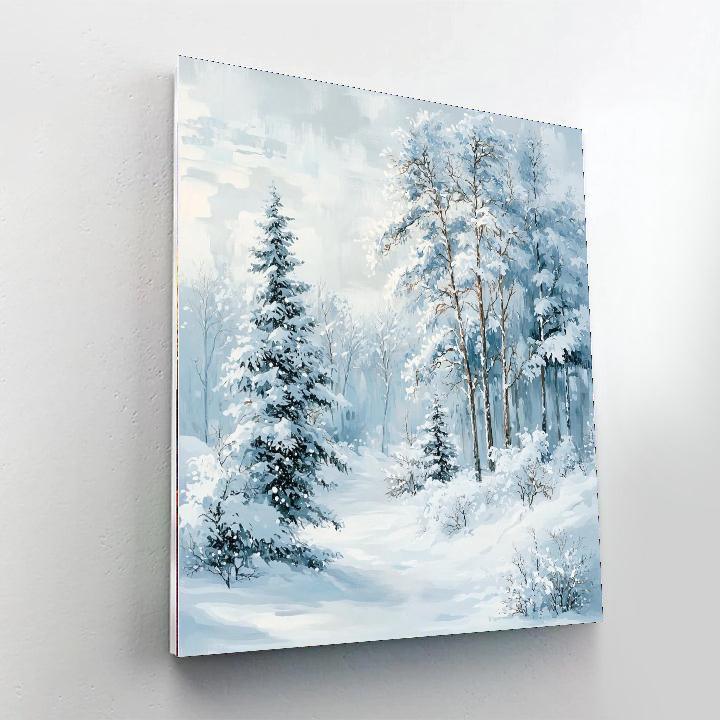 Claude Monet Inspired Winter Whispers  Paint By Numbers