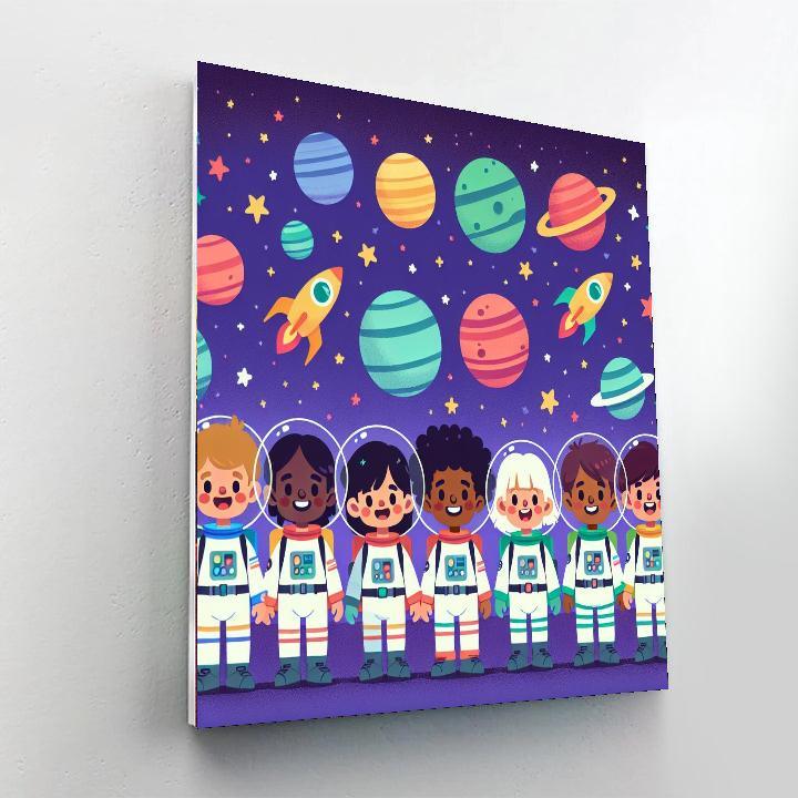 Galaxy's Edge Exploration Paint By Numbers Art