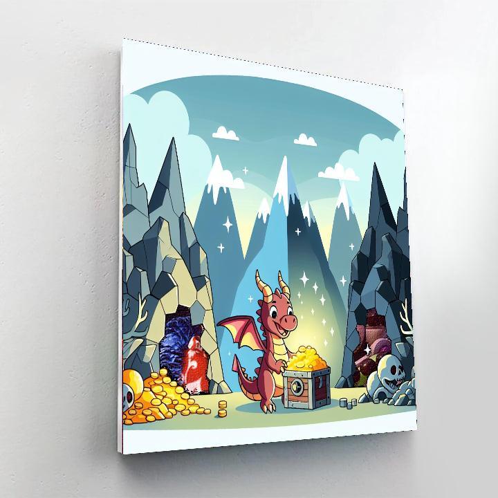 Dragon's Secret Lair Numbered Painting Kits