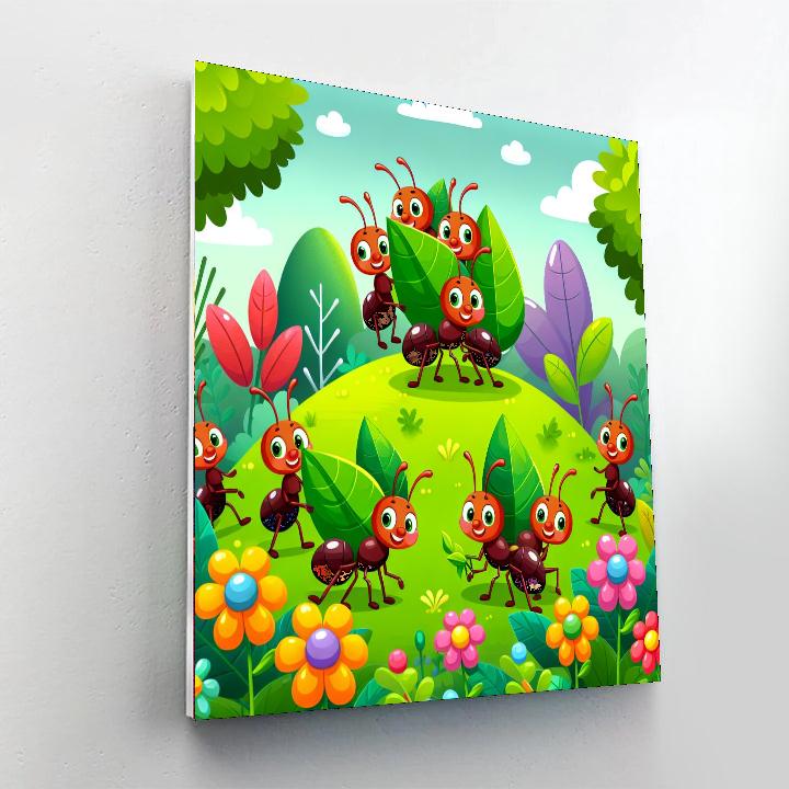 Adorable Ants Painting Number Kit