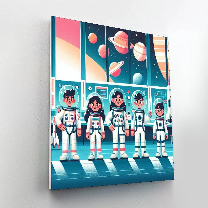 Outer Space Academy Paint By Color