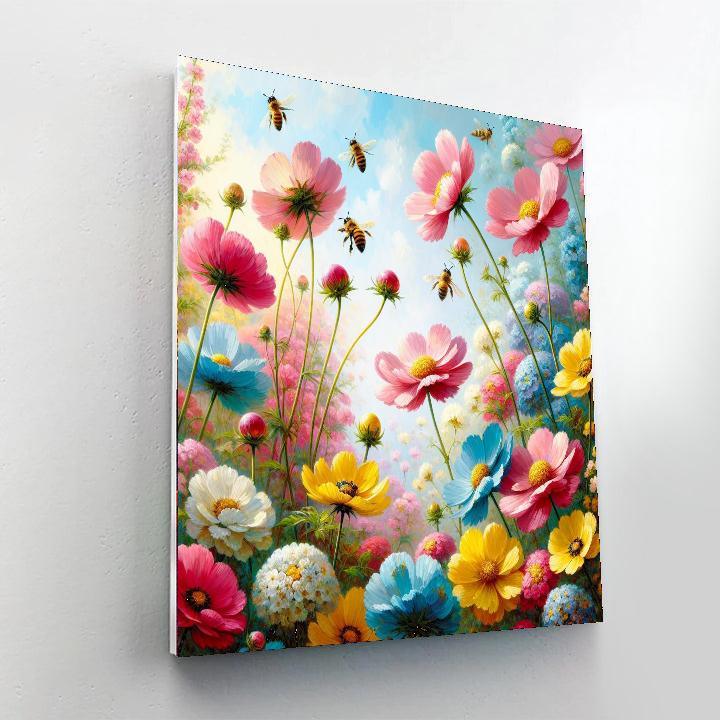 Happiness In Bloom Painting By Numbers Kit