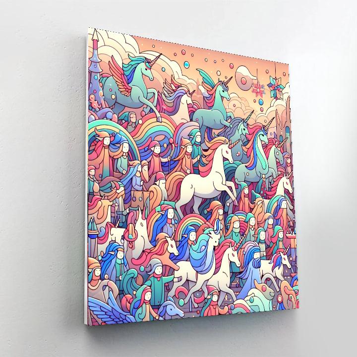 Fantasy Parade Paint By Numbers Art