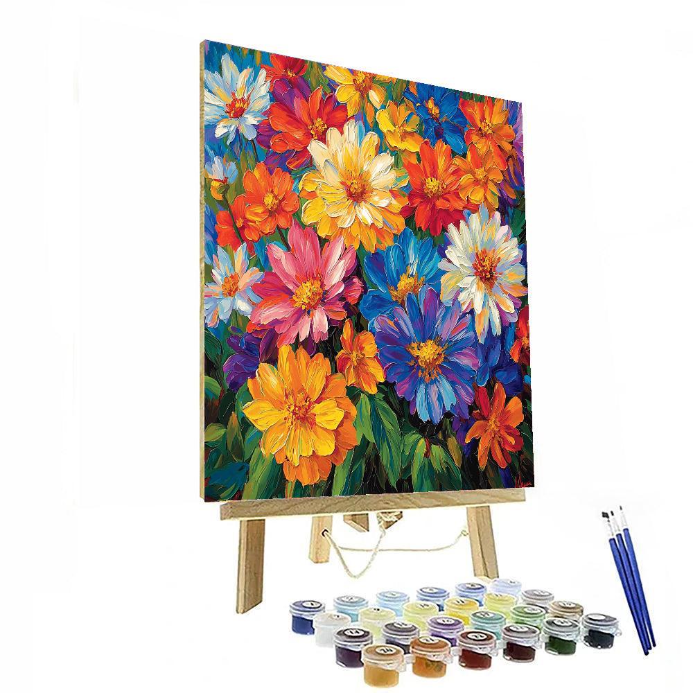 Vincent Van Gogh Inspired Cascading Flowers  Paint By Numbers Kits