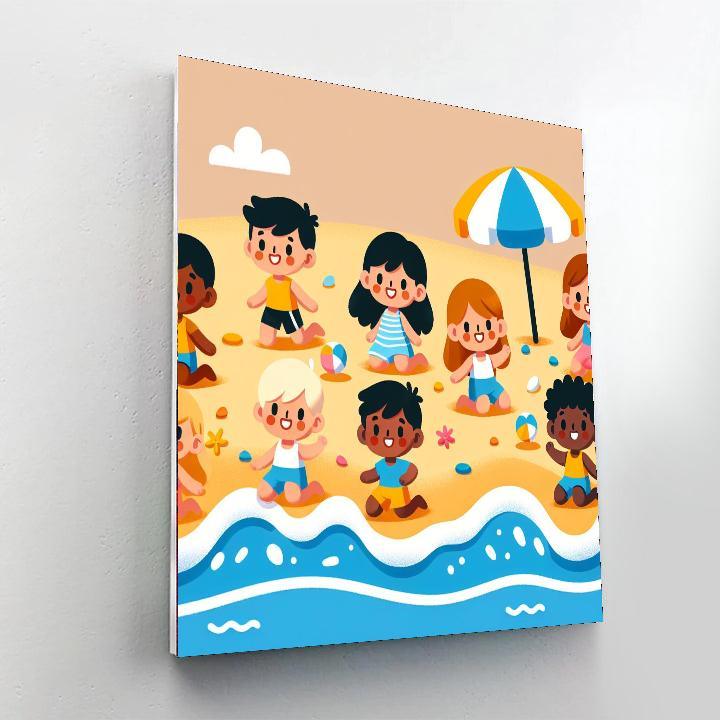 Summer Beach Bonanza Paint By Color