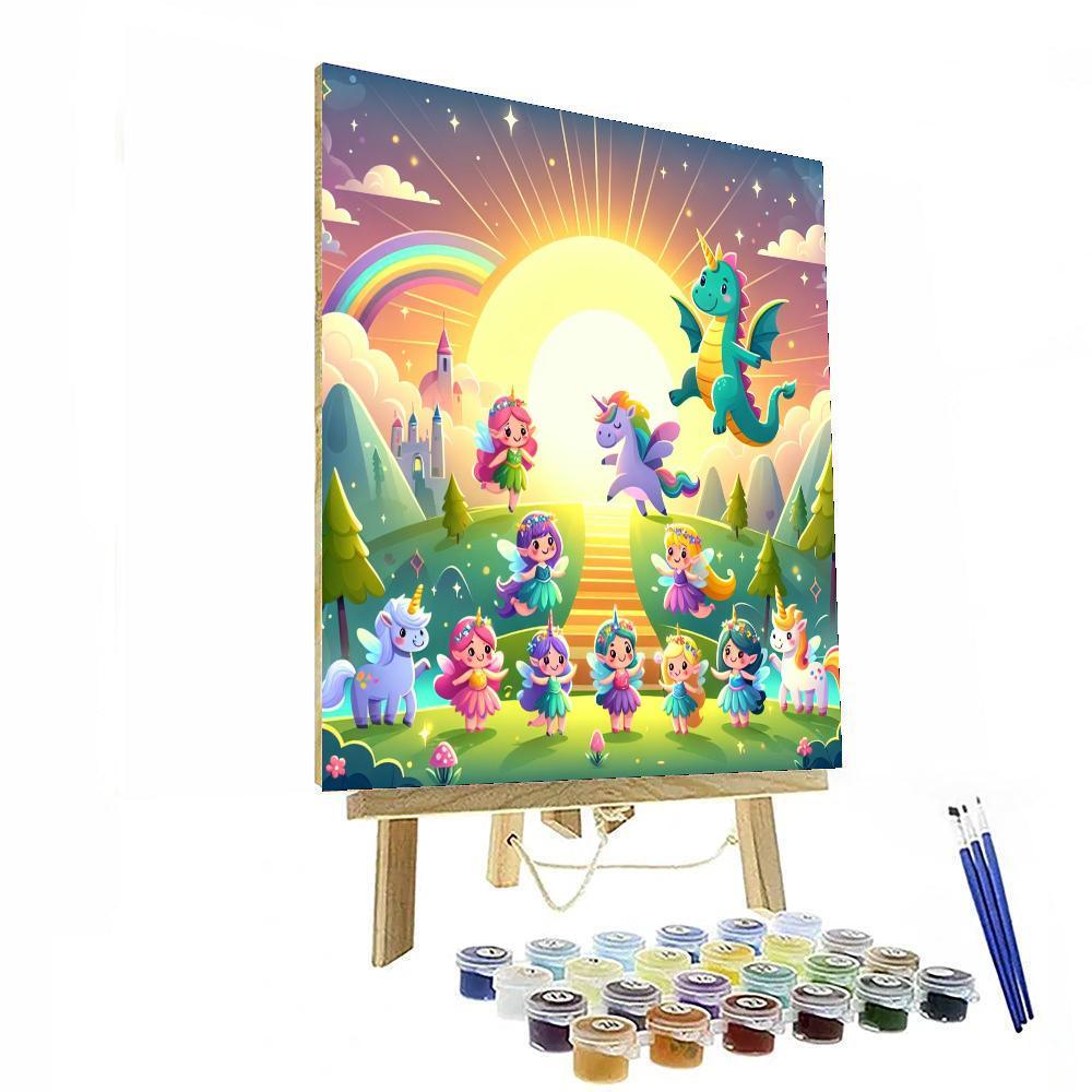 Joyful Magical Creatures Paint By Numbers Kits