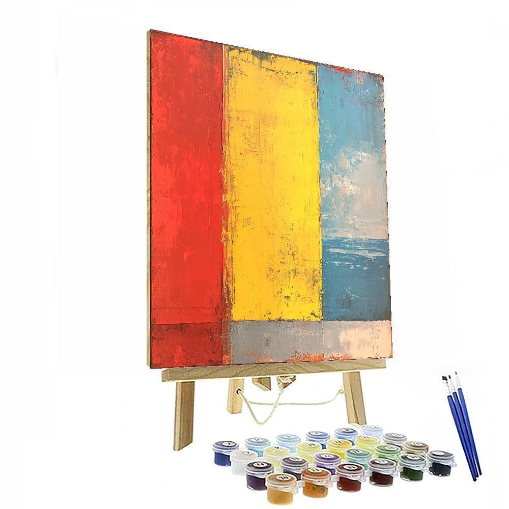 Mark Rothko Inspired Dancing Shadows Of Time  Paint By Color