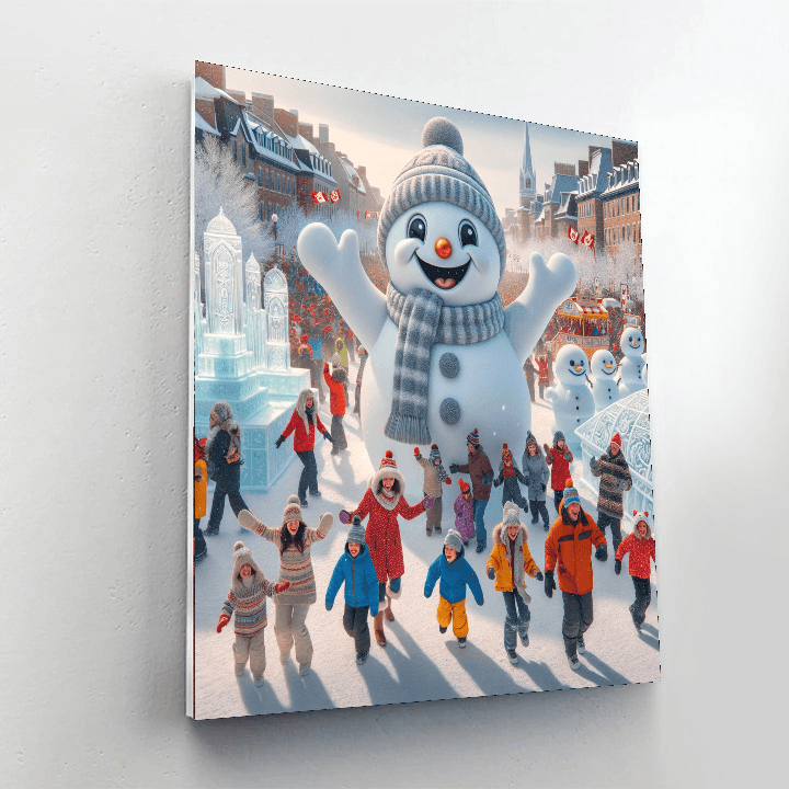 Carnaval De Québec DIY Paint By Numbers