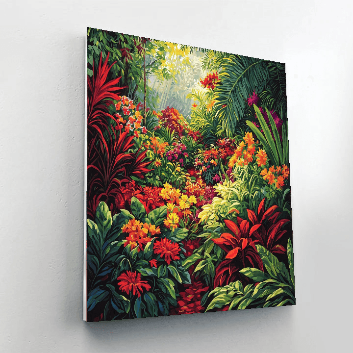 Frida Kahlo Inspired Vivid Gardens  Paint By Numbers Art