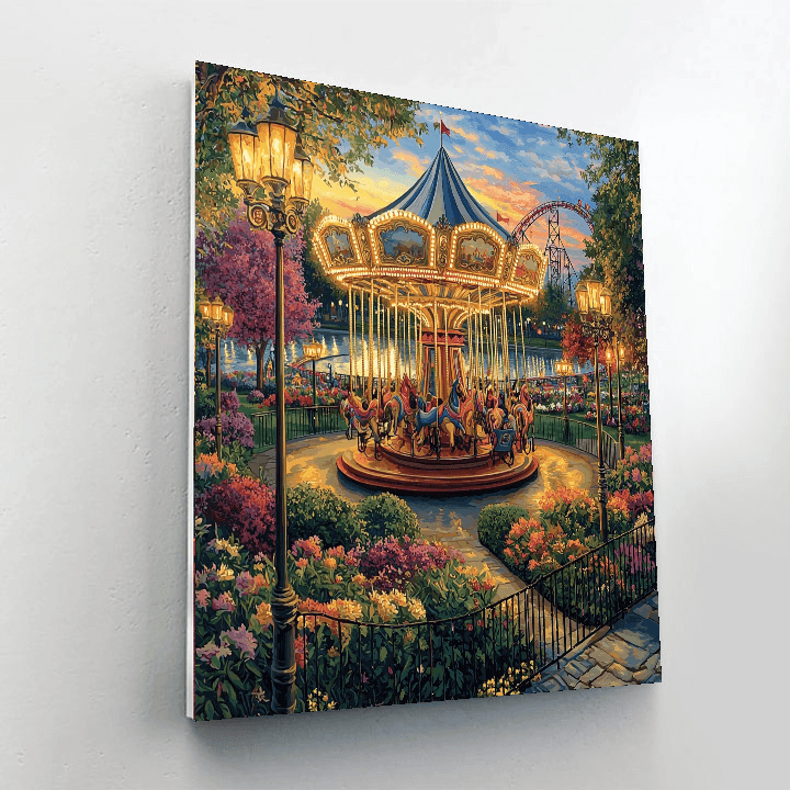 Tivoli Gardens - Copenhagen Paint By Numbers Art