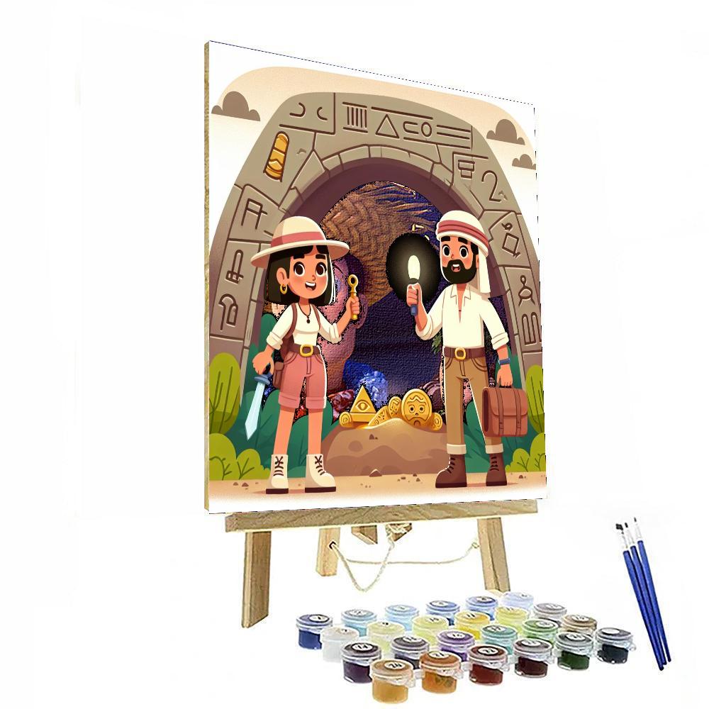 Mystery Of The Hidden Cave Number Painting