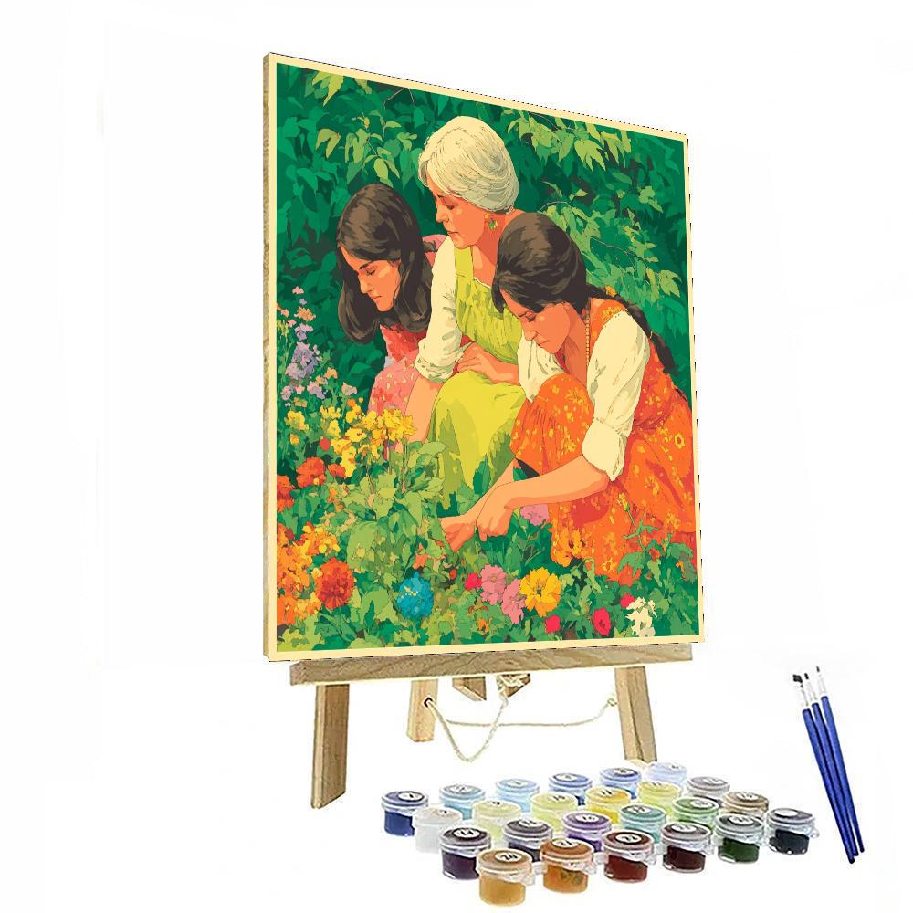 Generational Garden Paint By Number
