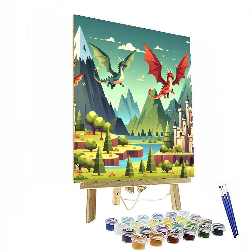 Daring Dragons Numbered Painting Kits