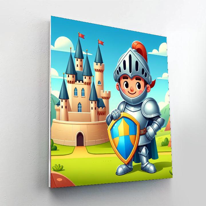 Castle Knights DIY Paint By Numbers