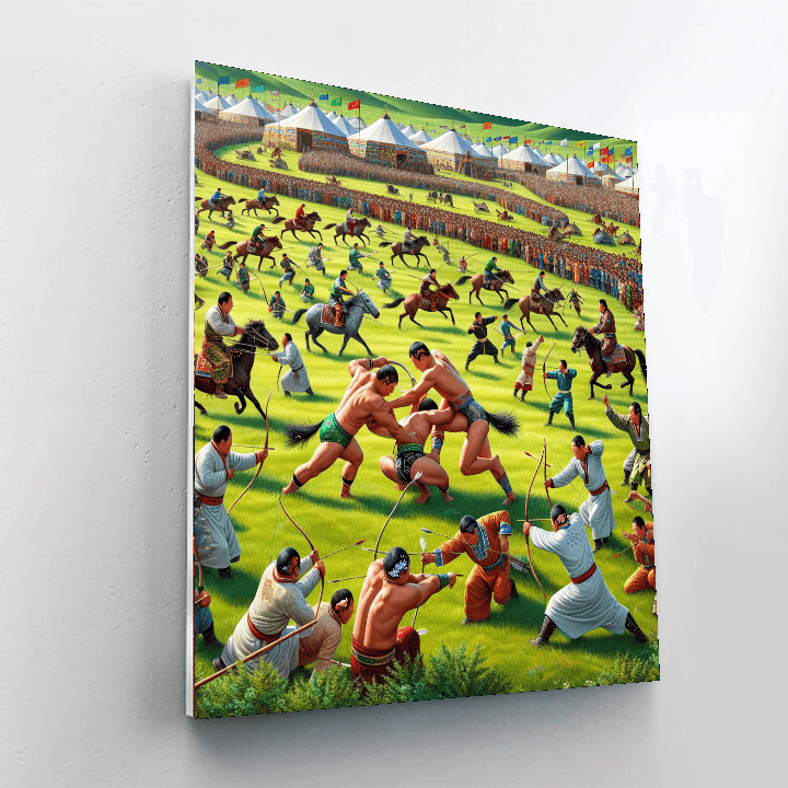 Naadam Festival - Ulaanbaatar Paint By Numbers Art