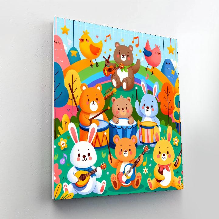 Animal Band Painting Number Kit