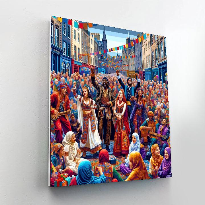 Edinburgh Fringe Festival DIY Paint By Numbers