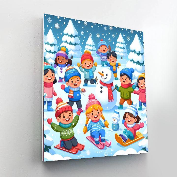 Wonders Of Winter Paint By Numbers Art