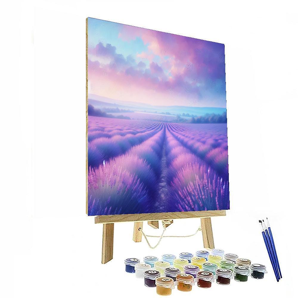 Dreamy Lavender Horizon Numbered Painting Kits
