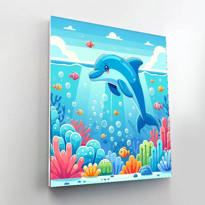 Bubbling Ocean Exploration Numbered Painting Kits