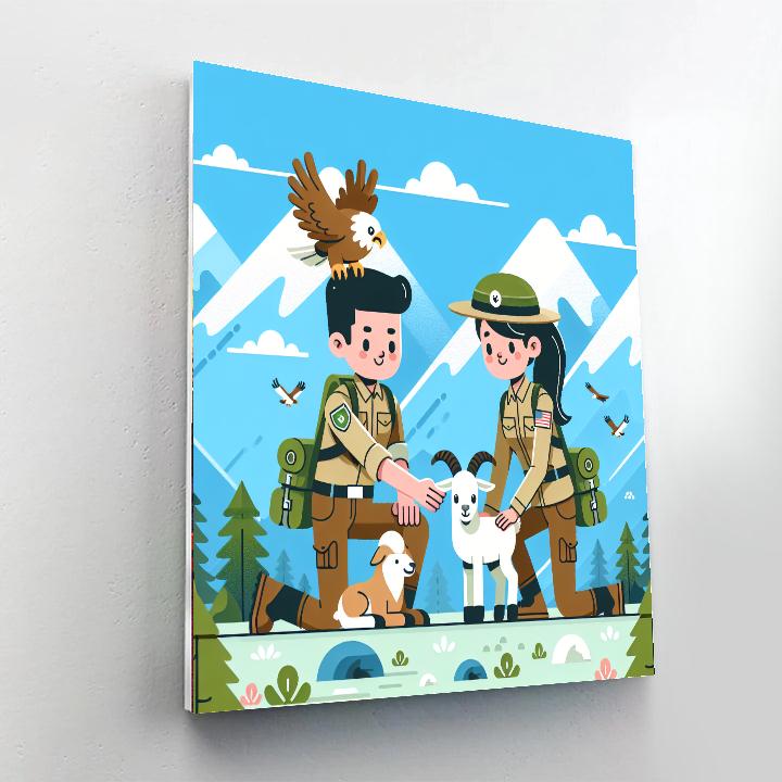 Mountain Rescue Rangers Paint By Numbers Art