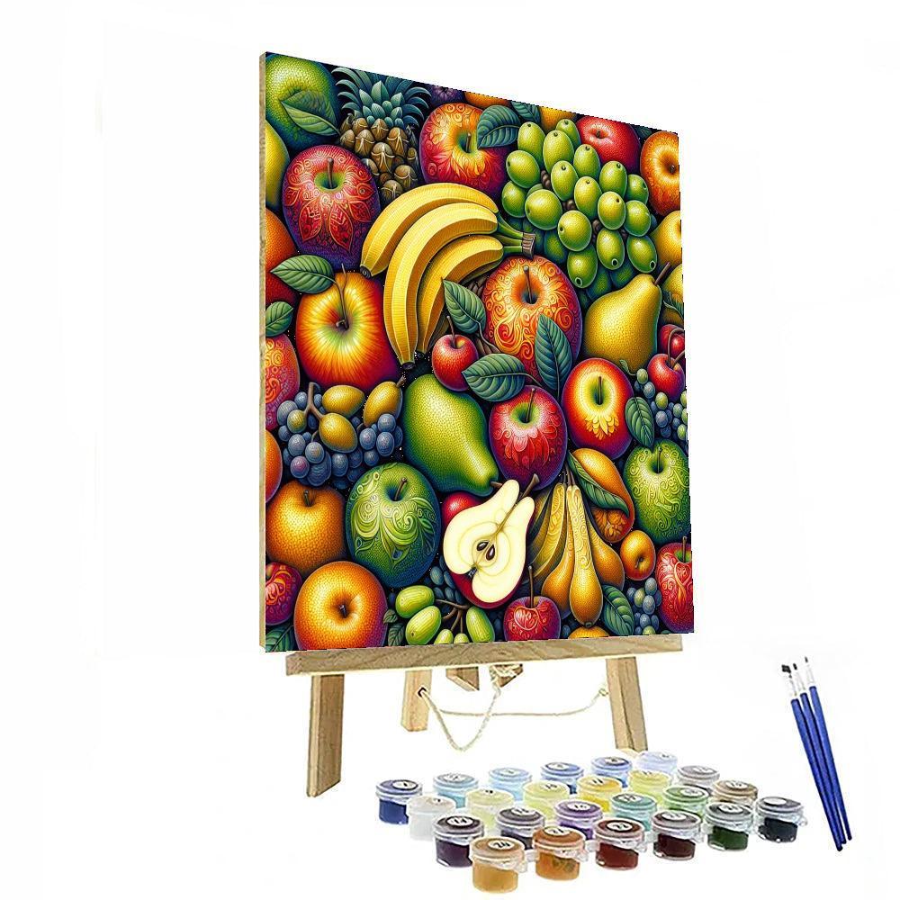 Joyful Fruit Fiesta Paint By Number