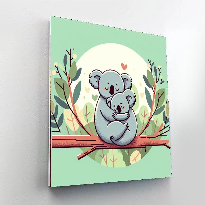 Cuddly Koala Cove Painting By Numbers Kit