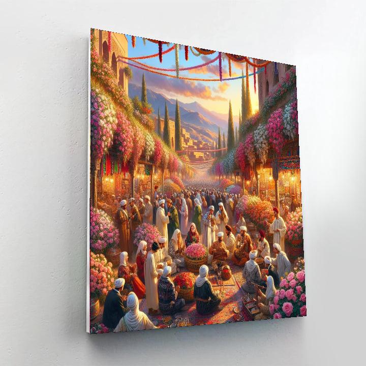 Festival Of The Rose - Morocco Paint By Numbers