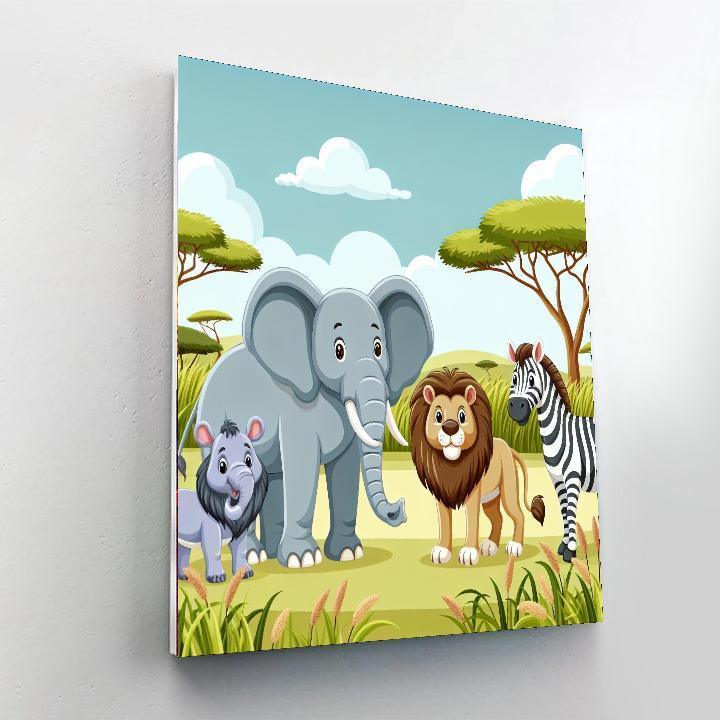 Happy Habitats DIY Paint By Numbers
