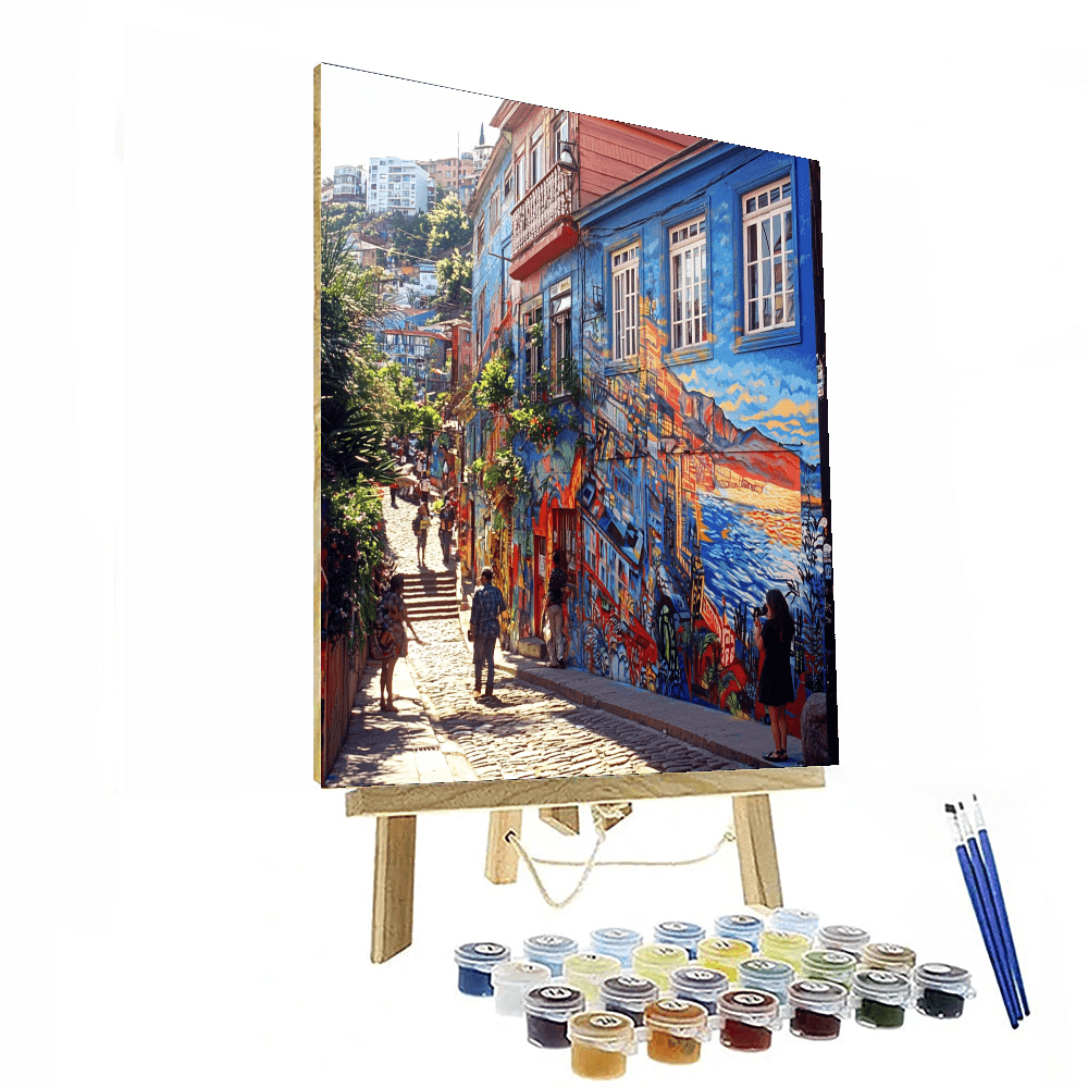 Street Art Of Valparaíso - Valparaíso Painting Number Kit