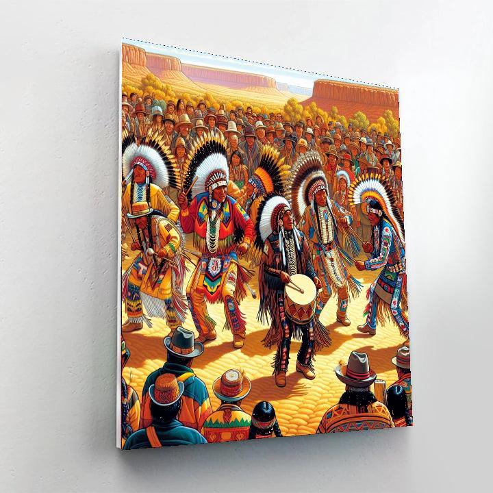 Valley Of The Sun Pow Wow - Usa Numbered Painting Kits