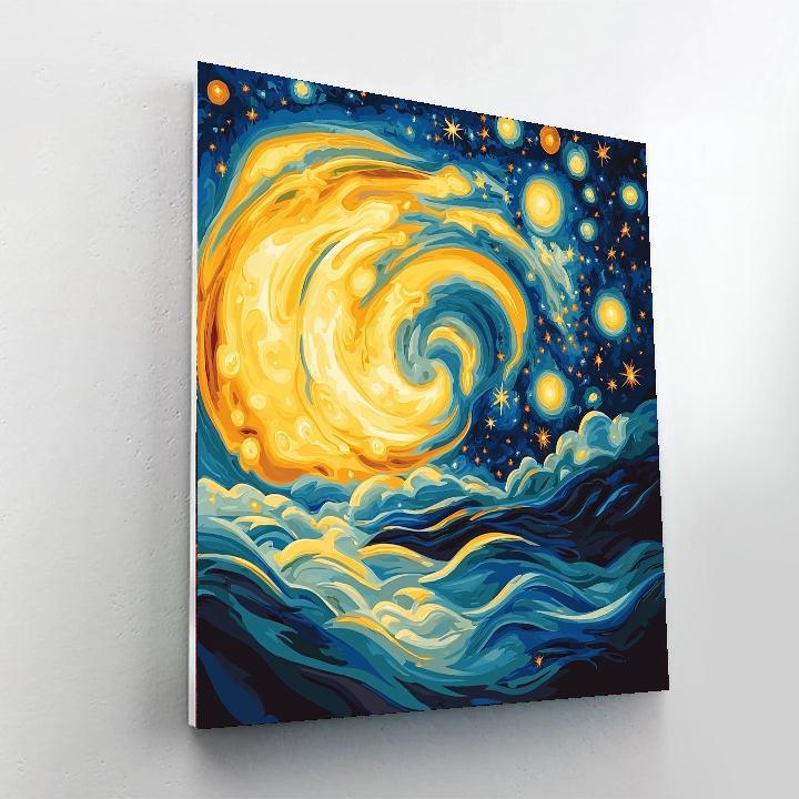 Frida Kahlo Inspired Cosmic Essence  Paint By Color