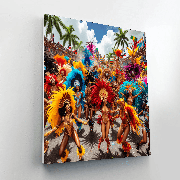 Caribbean Carnival - Trinidad And Tobago DIY Paint By Numbers