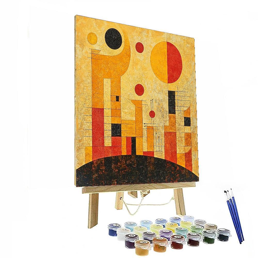 Paul Klee Inspired Ethereal Melodies  Painting Number Kit