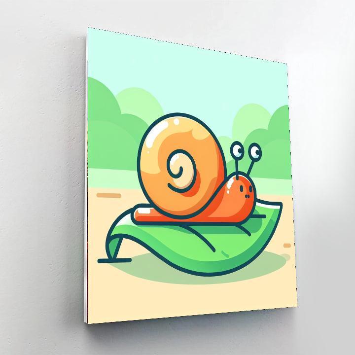 Sneaky Snail Safari Paint By Color