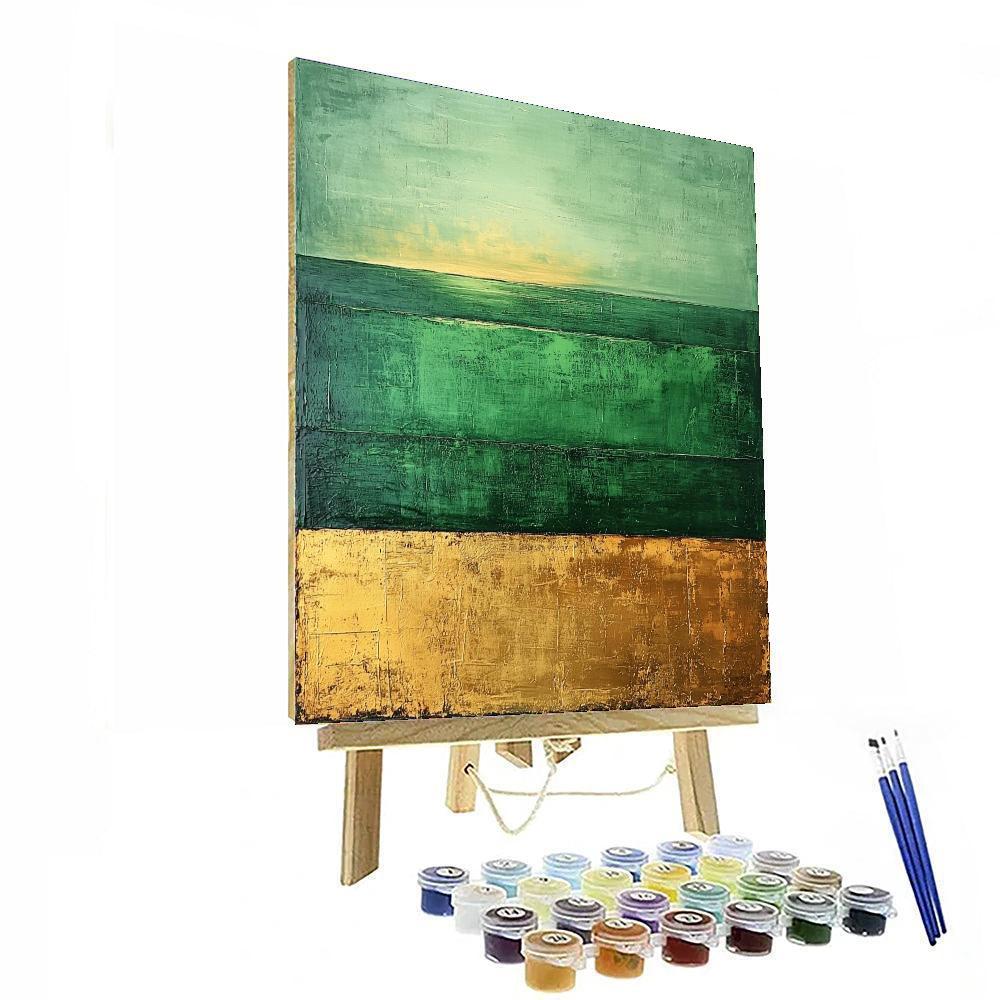 Mark Rothko Inspired Horizon Of Thoughts  DIY Paint By Numbers