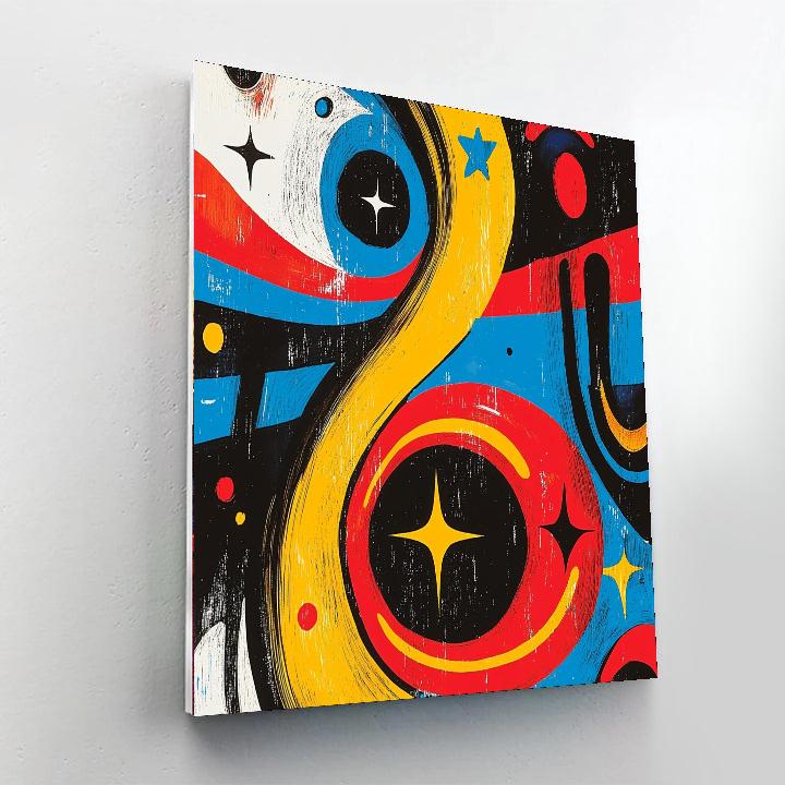 Joan Miró Inspired Whispers Of The Cosmic Dance  Paint By Numbers Art