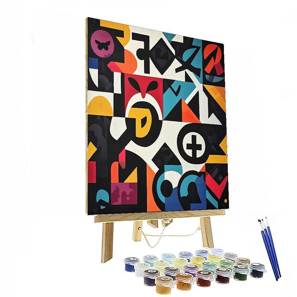 Banksy Inspired Symbols Of Resistance  Painting By Numbers Kit
