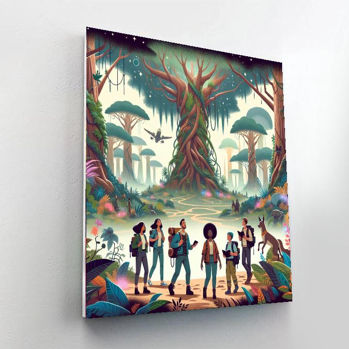 Giant Forest Adventure DIY Paint By Numbers