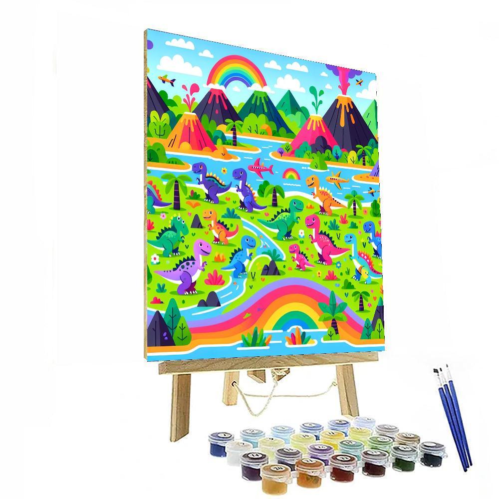 Dino Adventure Club Numbered Painting Kits