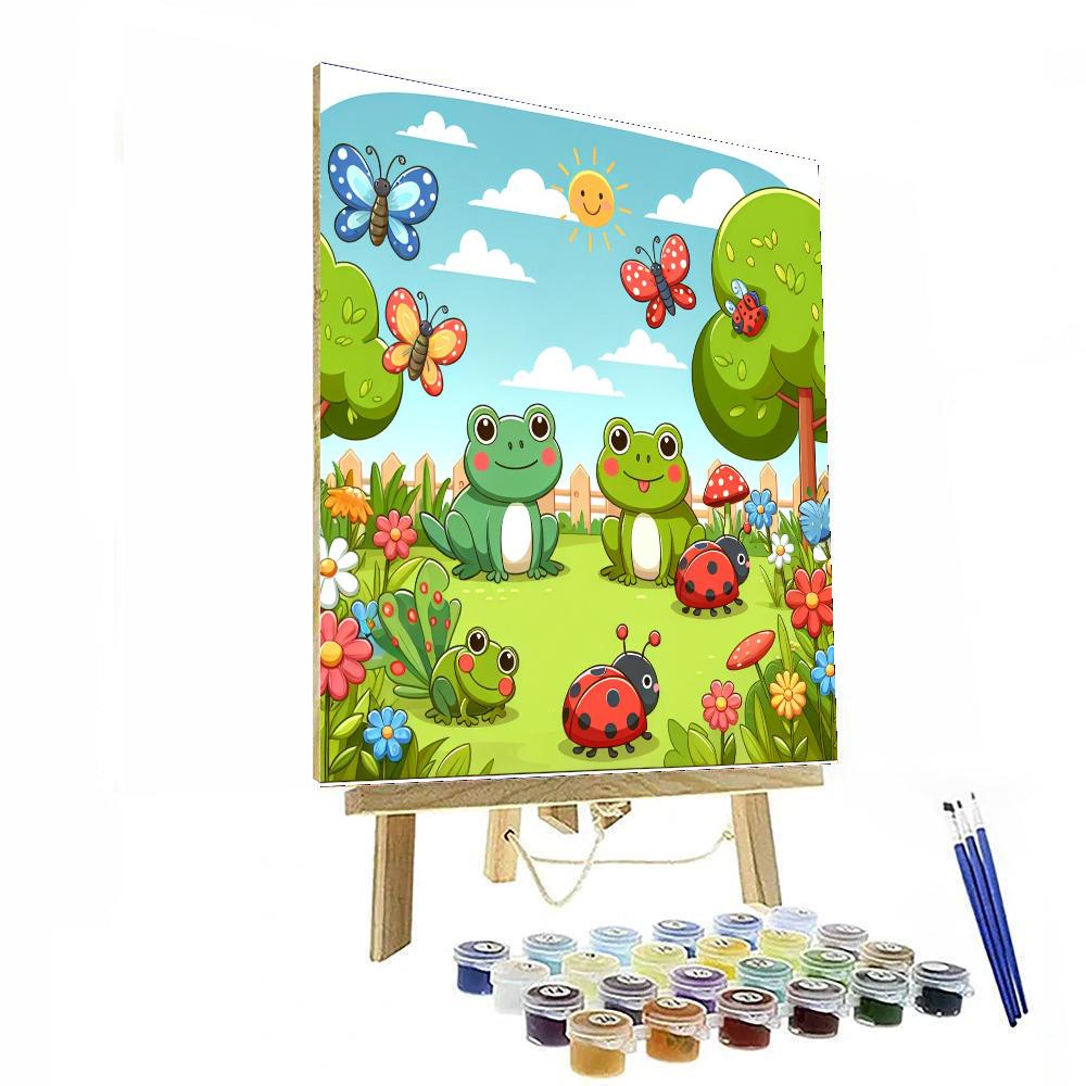Garden Friends Gathering Paint By Color