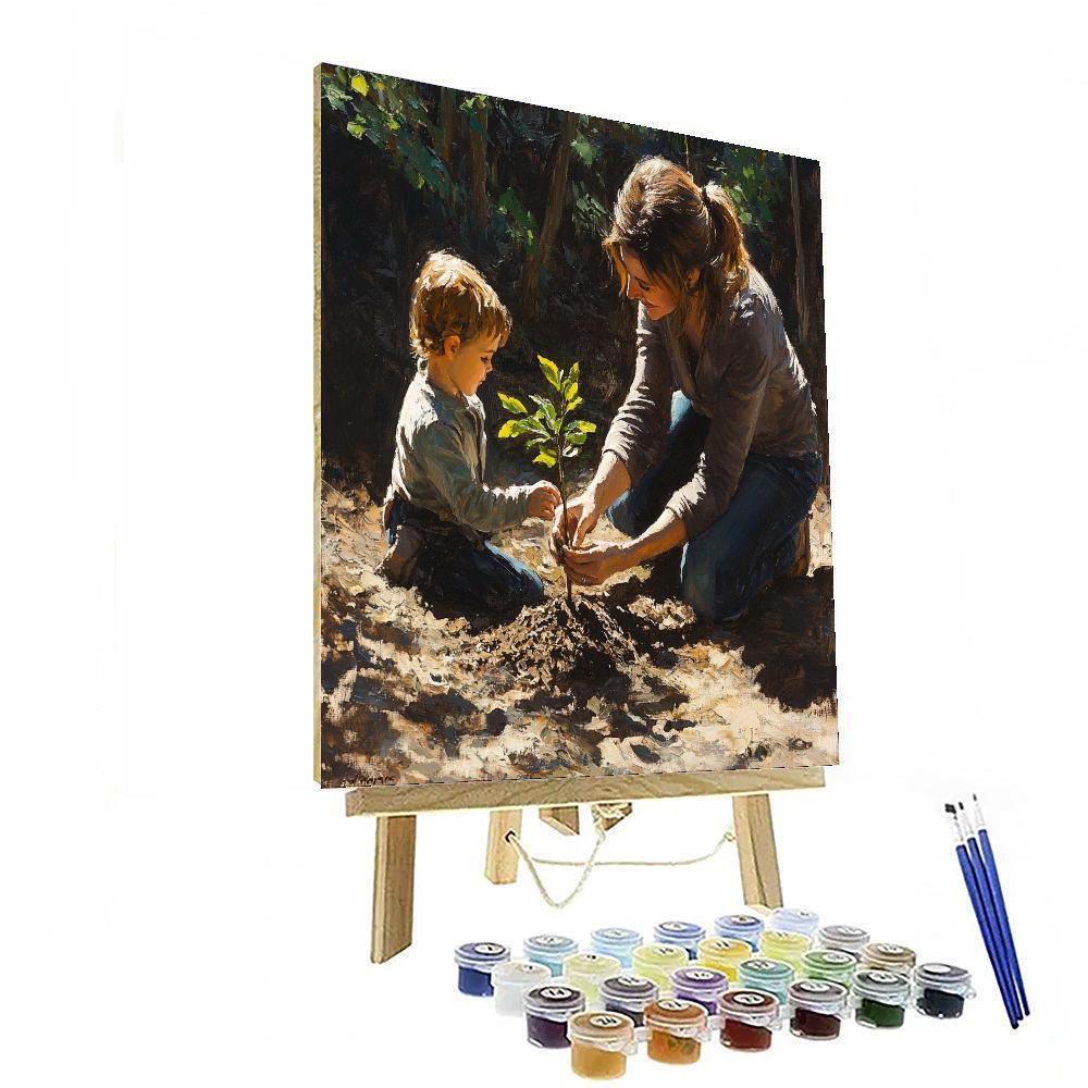Tender Roots Of Love Numbered Painting Kits