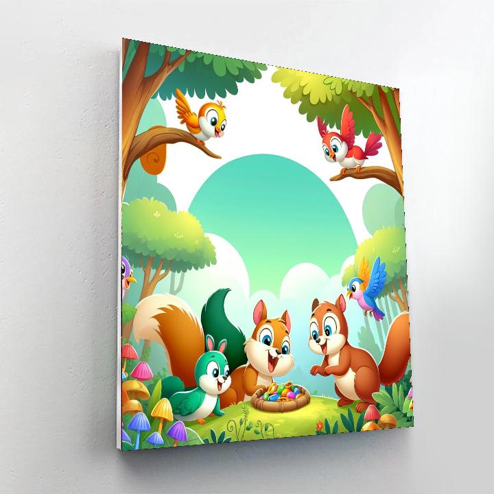 Treetop Treasure Trove Paint By Color