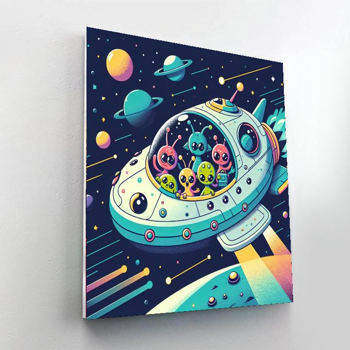 Starship Safari Painting Number Kit